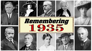 Obituary: 38 Famous Faces We Lost in 1935 | Legacy Echo