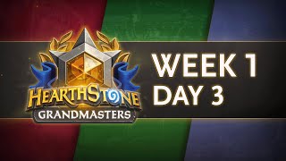 [JP] Hearthstone Grandmasters Season 1 Week 1 Day 3