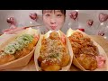 asmr たこ寿のたこ焼き【咀嚼音 mukbang eating sounds】【日本語字幕】