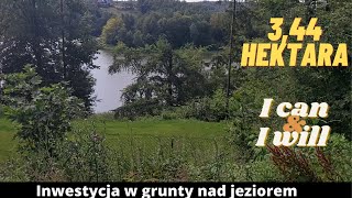 Działka nad jeziorem. Inwestycja lub/i lokata kapitału.