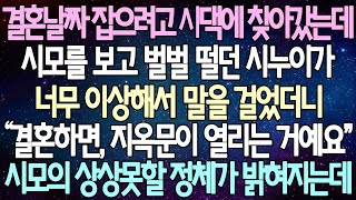 (반전 사연) 결혼날짜 잡으려고 시댁에 찾아갔는데 시모를 보고 벌벌 떨던 시누이가 너무 이상해서 말을 걸었더니 시모의 상상 못할 정체가 밝혀지는데 /사이다사연/라디오드라마