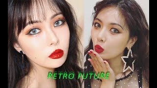 【哈哈少女chic】泫雅TripleH回归仿妆 retrofuture复古未来泫雅仿妆