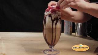 How to Make a Mocha with Raspberries