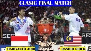 H. ARBI (INA) VS R. SIDEK (MAS) | 1994 THOMAS CUP FINALS | 100 OF JUMP SMASH 100 WATT | CLASIC MATCH