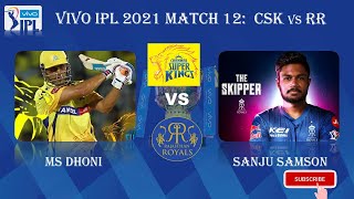 IPL 2021 Match 12 CSK vs RR result | Scoreboard