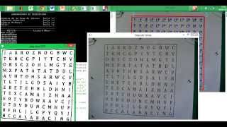wordsearch solver with OpenCv