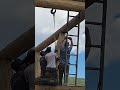 the porch posts are going in... handcrafted loghome logcabin construction logcabinliving