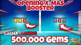 OPENING X-MAS BOOSTER (GACHA GAMING!!) | Pixel worlds