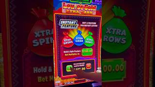 Buying a $100 Instant Feature on the Louie's Gold Xtra Cash Slot! #slots #lasvegas #casino