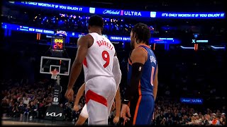 RJ Barrett Vicious One Handed Slam Dunk vs NY Knicks