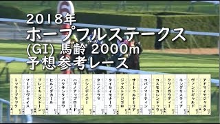 2018年 ホープフルステークス(Ｇ1) 馬齢 2000m 予想参考レース