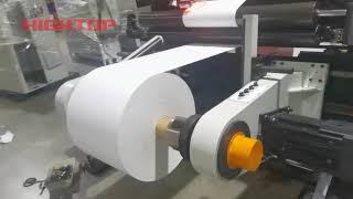 New Vertical Back to Back Slitter Rewinder, Motor Driven Unwinder, Splicing Table, Unloading Device.