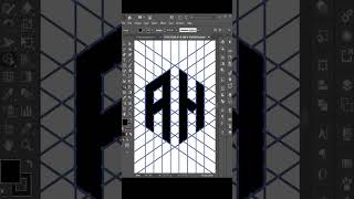 Modern AH Logo Design In Adobe Illustrator Tutorial 2023#adobeillustrator #adobeillustratortutorial