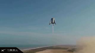 SpaceX Starhopper Launches on 500-Foot Test Flight