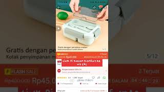 rekomendasi kotak makan!#shorts #youtubeshorts #shopee #viral