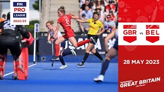 FIH Hockey Pro League 2022-23: Great Britain vs Belgium (Women, Game 1) - Highlights