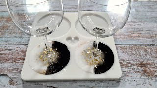 #1477 Easy Way To Dress Up Wine Glasses With Resin