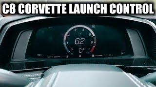 2020 Mid Engine C8 Corvette Launch Control Test