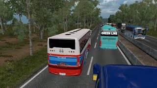 Kolkata map mod Indian bus driver driving Euro Truck Simulator 2