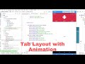 Tab Layout with Animation and Different Fragments - Android Studio Tutorial