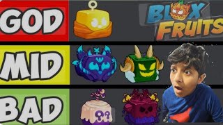 Ranking Every Fruit In Blox Fruits !!