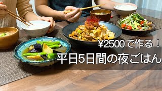 【食費月3万】2人暮らしの節約夜ごはん献立/野菜たくさん簡単レシピ