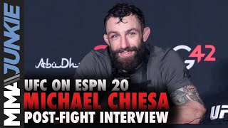 Michael Chiesa: Why Colby Covington should accept callout | UFC on ESPN 20 full post-fight interview