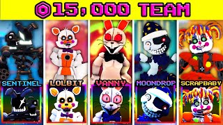 This EXCLUSIVE PACK TEAM Cost $15,000 ROBUX.. (Five Nights TD)