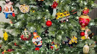 🌻Елочка в теме «Русская деревня»🪵 Russian Christmas Tree 🎄