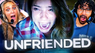 UNFRIENDED (2014) MOVIE REACTION!! FIRST TIME WATCHING! Full Movie Review