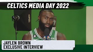 Celtics Media Day Live Stream Show FULL INTERVIEW: Jaylen Brown