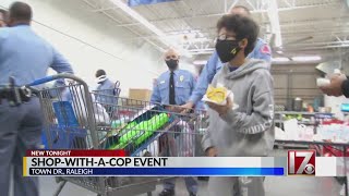 Shop with a Cop event held in Raleigh Saturday