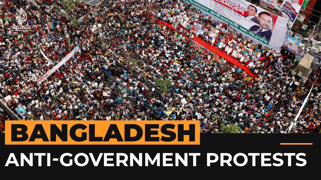 Anti-government Protests Turn Violent In Bangladesh | Al Jazeera ...