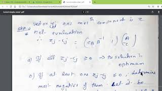 revised simplex theory