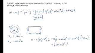 Fluids: Density. Level 2, Example 1