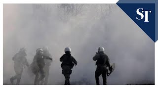 Teargas fired at Greek-Turkish border