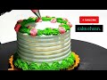 Fantasy cake tutorial with attractive color combination