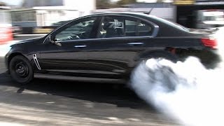 Holden VF turbo smokes up! ~ VFPSI