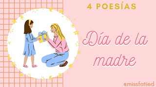 4 Poesías cortas para mamá ♥️ día de la madre - niños de inicial