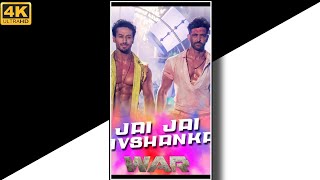 Jay Jay Shivshankar Full Screen Status 4k|New Holi Song Status Full Screen 4k|Hritik Roshan Status4k