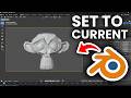 Blender: How To Set Camera To Current View