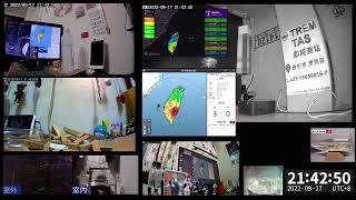 2022/09/17 晚間9點41分28秒 規模6.4有感地震 最大震度6強 編號111086 各地震度合輯