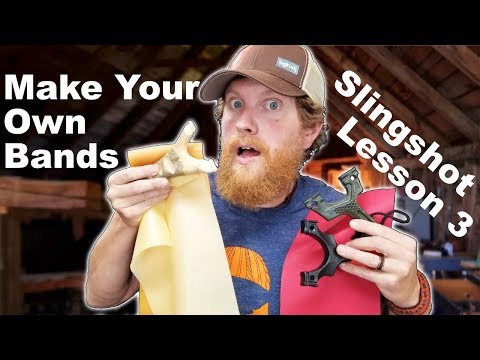 How to Make Slingshot bands and Tie on Pouches (How to Slingshot #3) How to Make Slingshot bands and Tie on Pouches (How to Slingshot #3)