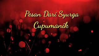 karaoke Cupumanik - Pesan Dari Syurga