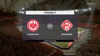 FIFA 20 | Eintracht Frankfurt vs Wurzburg - Club Friendly | 09/10/2020 | 1080p 60FPS