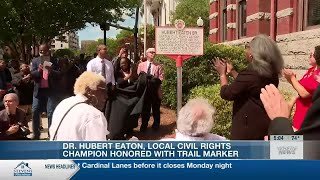 Historic trail marker installed honoring life and legacy of local leader, activist