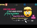 Direction-Aware Text Hover Effects _ CSS &_Javascript. #programming #javascript #html #css #coding .
