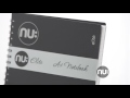 nu notebooks nu elite pp cover a4 b5 notebooks in black and pink