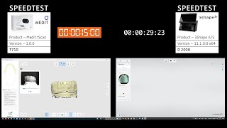 Scanner Battle Medit T710 vs. 3shape D2000