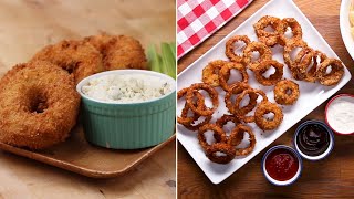 Crunchy And Delicious Homemade Onion Rings • Tasty